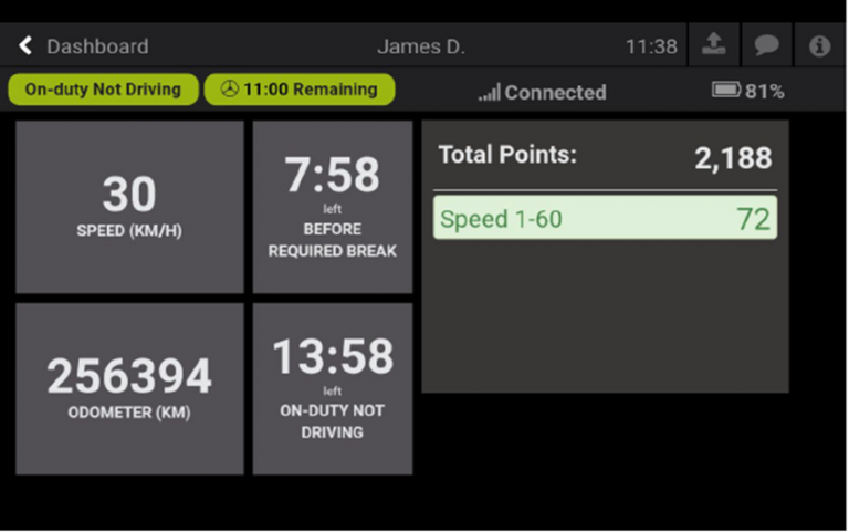screenshot of Navistream ELD
